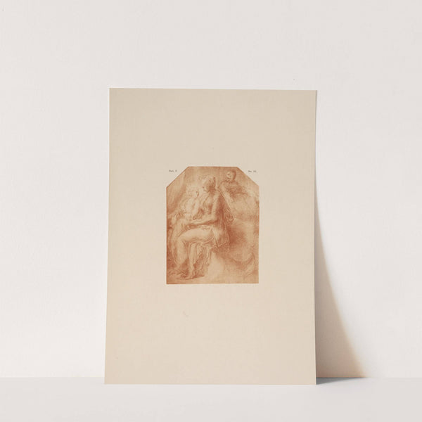 Andrea Schiavone - Drawing of Madonna and child by P. & D. Colnaghi