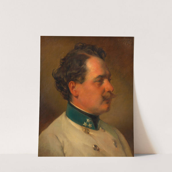 Andreas Amerling als Hauptmann des Infanterie-Reg. Nr. 3 (Bruder des Künstlers) (1859) by Friedrich von Amerling