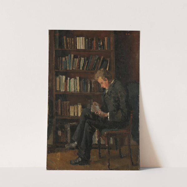 Andreas Reading (1882–1883) by Edvard Munch