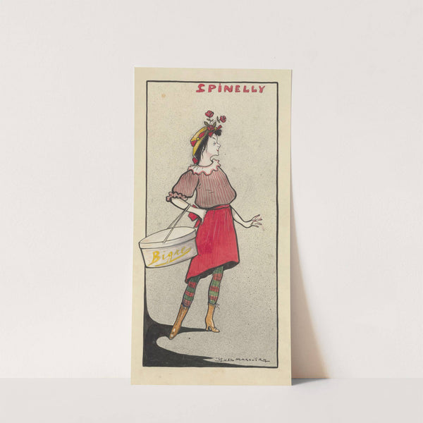 Andrée Spinelly dans ‘Bigre!’ de Rip (1910) by Yves Marevéry