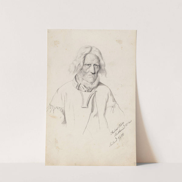 Andres Olson Bukkerud, Sauland (1844) by Adolph Tidemand