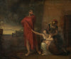 Andromache imploring Ulysses to spare the life of her son