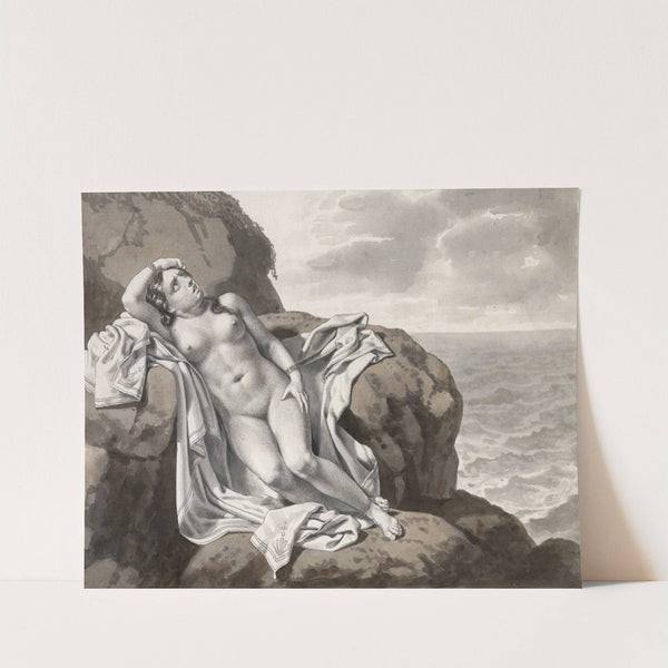 Andromeda chained up to a rock (1812 – 1813) by Christoffer Wilhelm Eckersberg