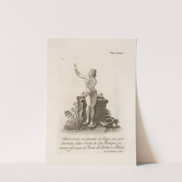 Andromeda incatenata al Sasso, per esser divorata; della Scuola di Gio. Bologna by Gaetano Vascellini