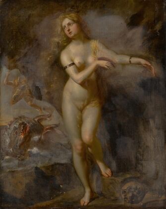 Andromeda rescued by Perseus