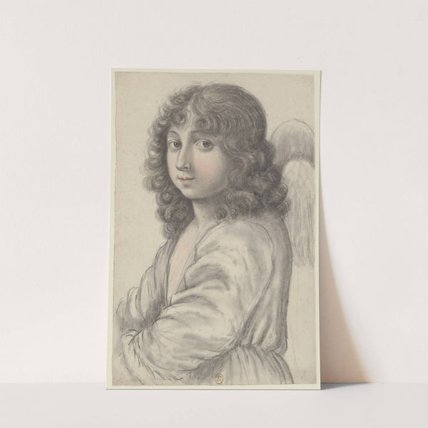 Ange vu jusqu’à la taille, de trois quarts à gauche by Nicolas Lagneau