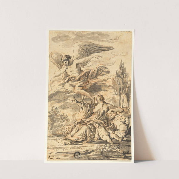 Angel Appearing to Hagar and Ishmael by Etienne Pierre Adrien Gois