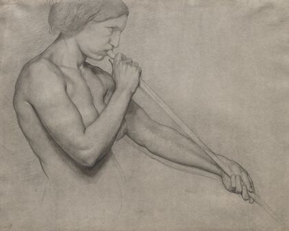 Angel Blowing a Trumpet