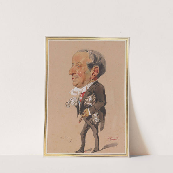 Ángel de Saavedra Rivas (1791-1865 ; duc de) by Eugène Giraud