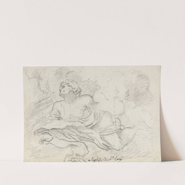 Angel from the Assumption (recto) by Augustin Pajou