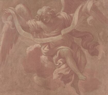 Angel Holding a Banderole