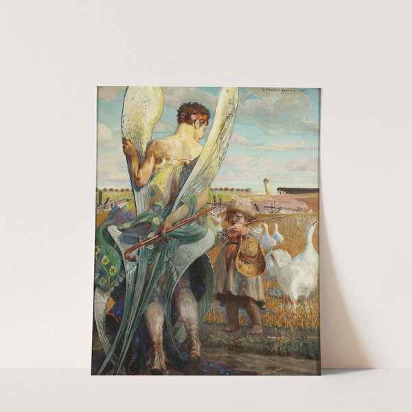 Angel, I shall follow thee by Jacek Malczewski