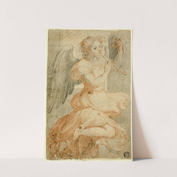 Angel Playing a Flute by Circle of Giuseppe Cesari