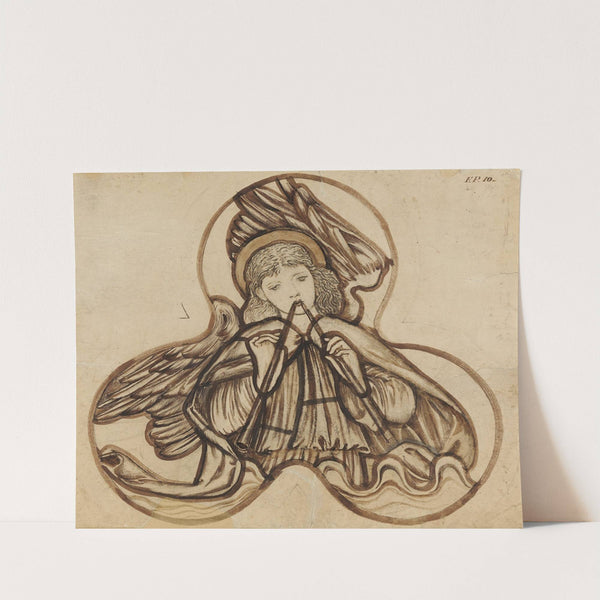 Angel Playing on Pipes by Sir Edward Coley Burne-Jones