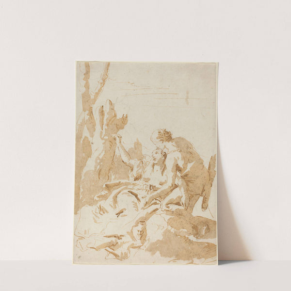 Angelica and Medoro (1740-1745) by Giovanni Battista Tiepolo