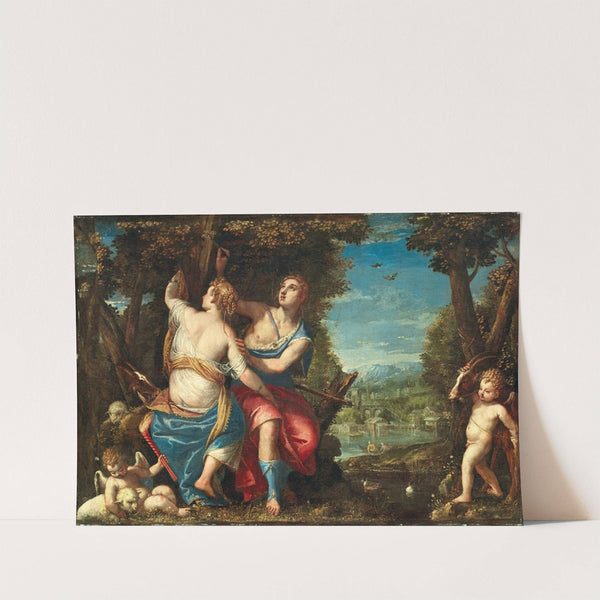 Angelica and Medoro by Carlo Caliari