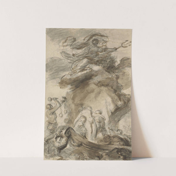 Angelica Is Exposed to the Orc by Jean-Honoré Fragonard