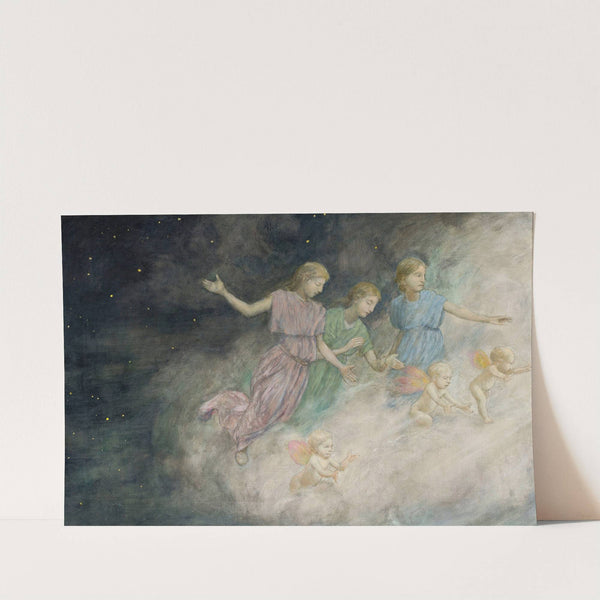 Angels – Annunciation (1906) by Hans Thoma