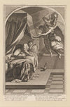 Angels appear in a dream to Saint Bruno (1623-1676)
