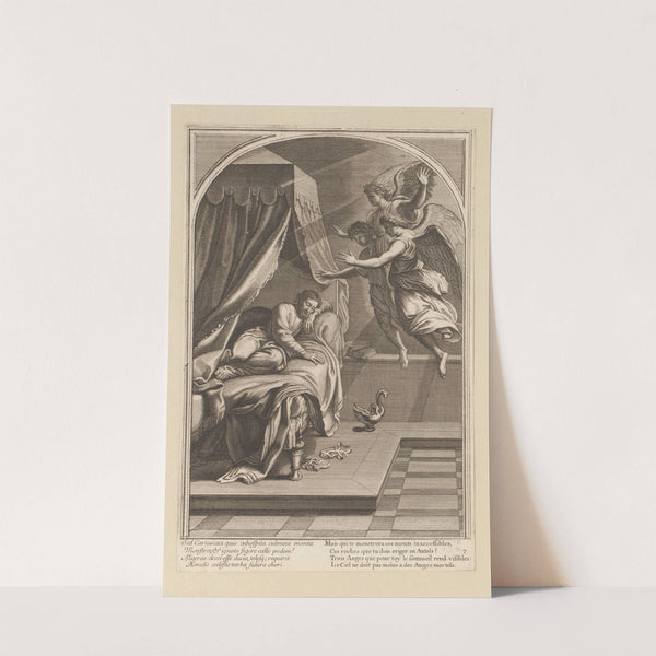 Angels appear in a dream to Saint Bruno (1623-1676) by François Chauveau