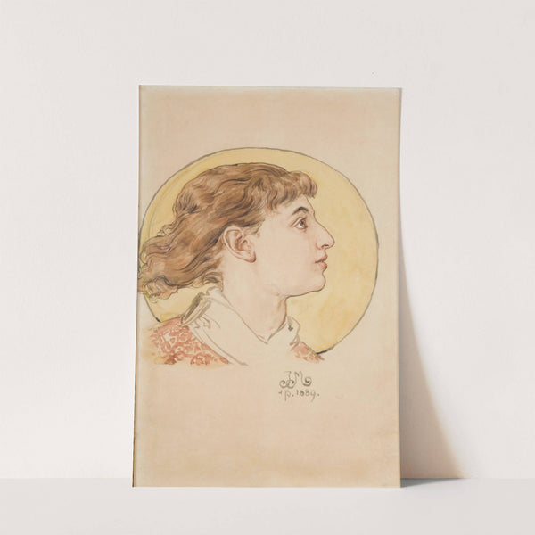 Angel's head (portrait of Helena's daughter) by Jan Matejko