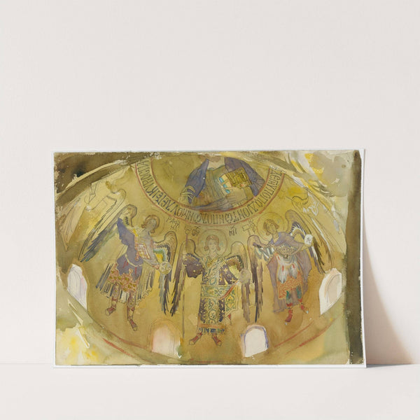 Angels, Mosaic, Palatine Chapel, Palermo by John Singer Sargent