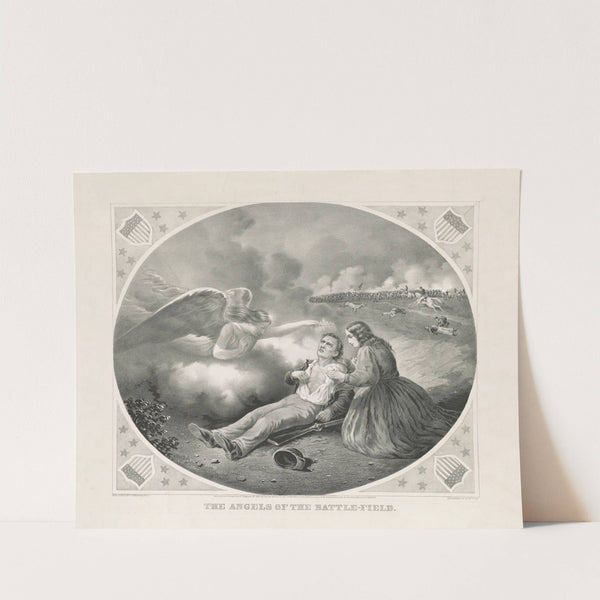 Angels of the battle-field (1865) by Currier & Ives.