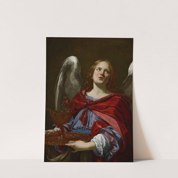 Angels with Attributes of the Passion; Angel Holding the Vessel and Towel for Washing the Hands of Pontius Pilate by Simon Vouet