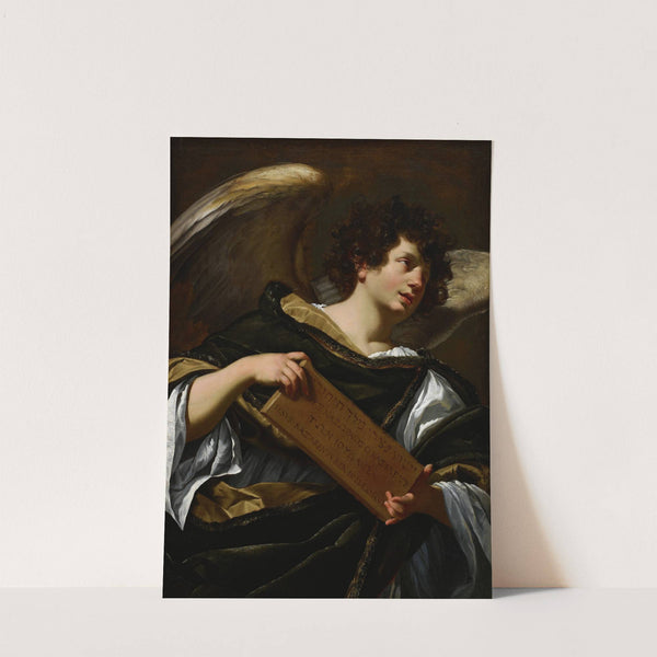 Angels with Attributes of the Passion, the Superscription from the Cross (1627) by Simon Vouet