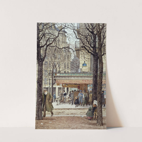 Angle de la rue Gassendi et de l'Avenue du Maine (XIVº Paris). by Félix Brard