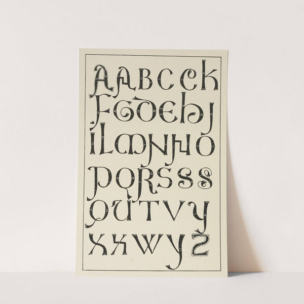 Anglo-Saxon Capitals 1 (1902) by Frank Chouteau Brown