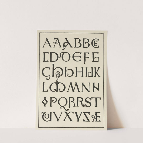 Anglo-Saxon Capitals 3 (1902) by Frank Chouteau Brown