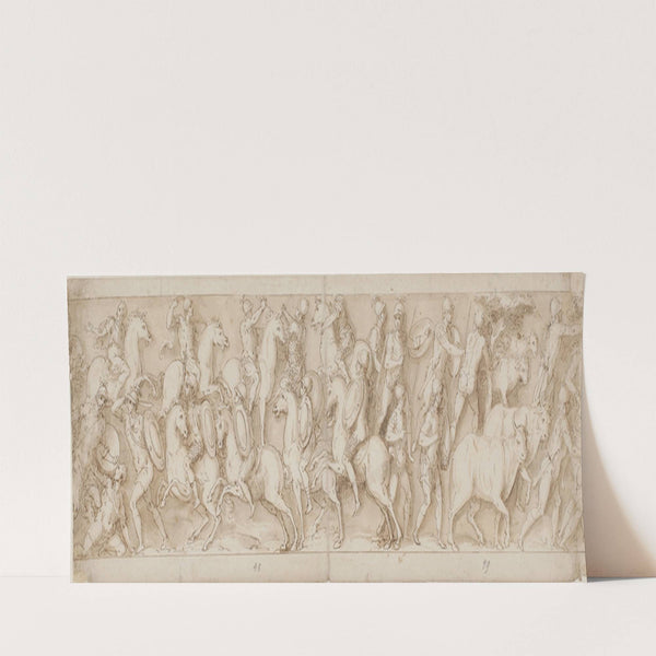 Angreb på germanerne; deres høvdinge tilfangetages by Giovanni Guerra