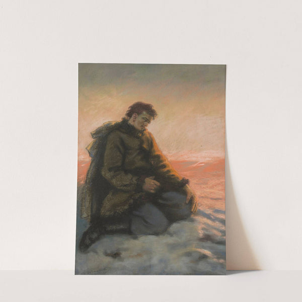 Anhelli (before death) (1889) by Witold Pruszkowski