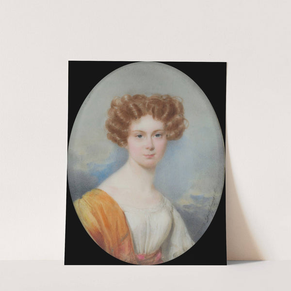 Aniela z Morzkowskich ks. Aleksandrowa Radziwiłłowa,ślub 1829 (1830) by Moritz Michael Daffinger