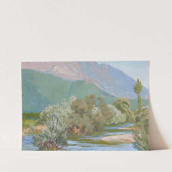 Aniene river (1917) by Edward Okuń