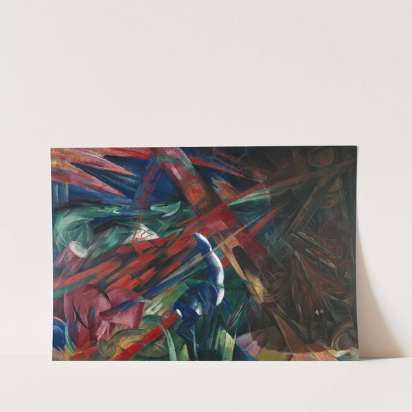 Animal Destinies (The Trees Showed Their Rings, the Animals Their Veins) (1913) by Franz Marc