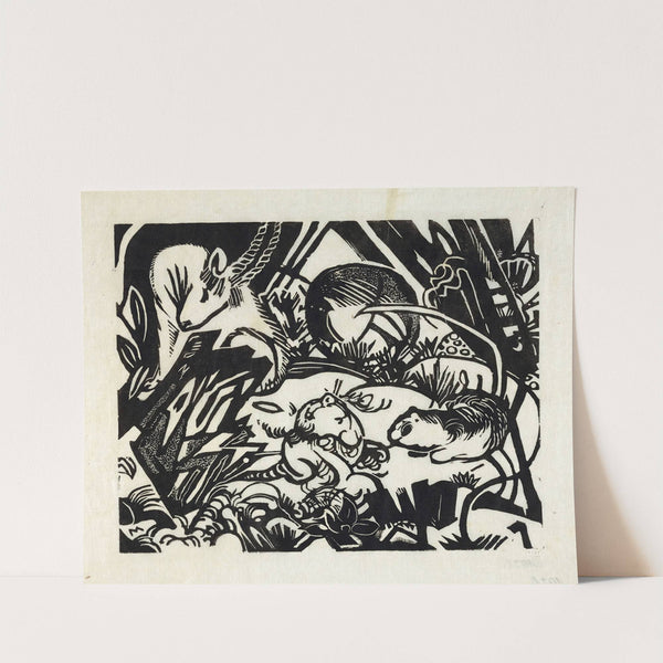 Animal legend (1913) by Franz Marc