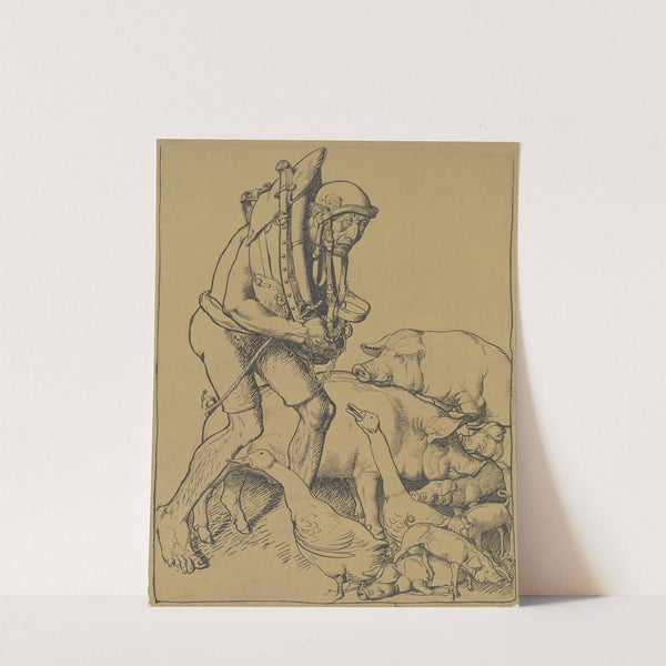 Animal sermon by Fritz Boehle