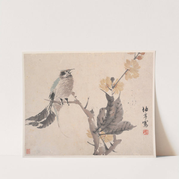 Animals, Flowers and Birds Pl.4 (19th century) by Ren Yi