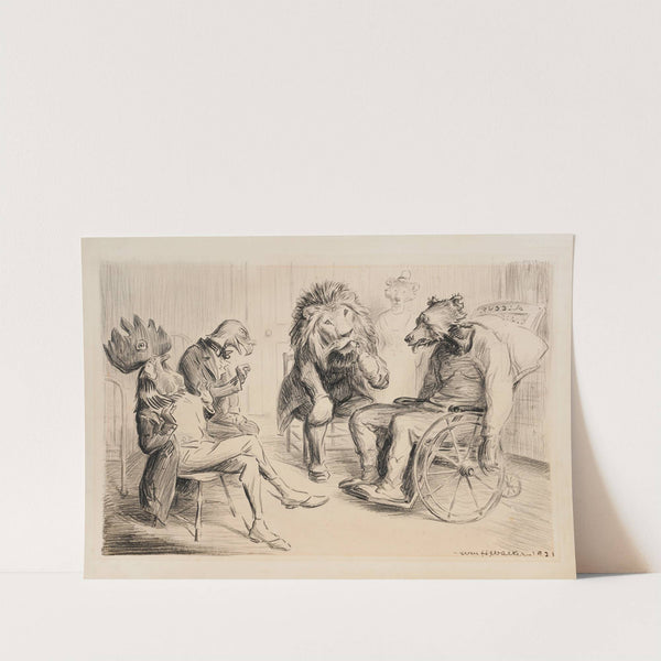 Animals representing several countries (1921) by William Henry Walker