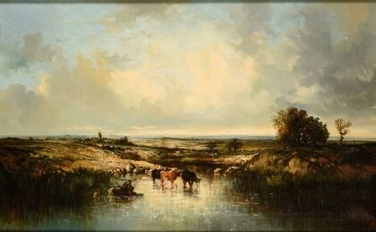 Animaux à l’abreuvoir (1848)