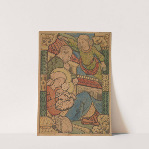 Anioł nakazujący Józefowi ucieczkę do Egiptu by Stanisław Wyspiański