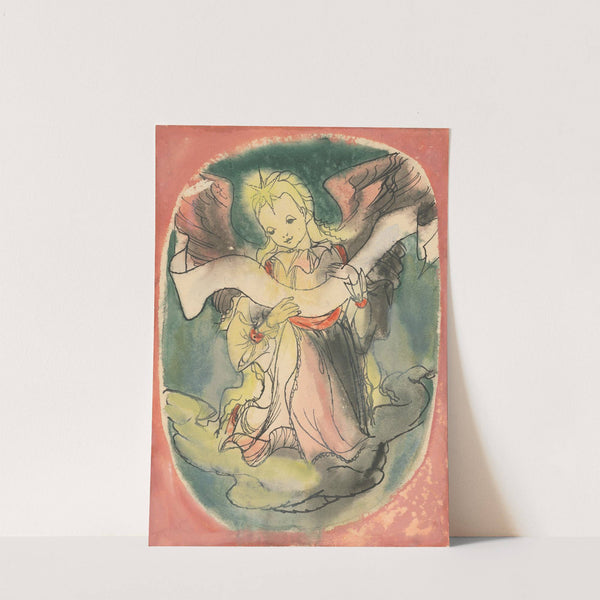 Anjel (Vianočná ilustrácia) by Ján Novák