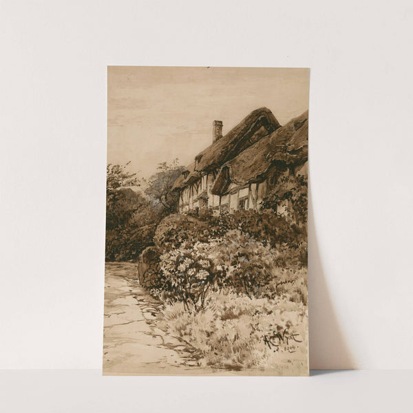 Ann Hathaway’s cottage, Shottery (1904) by A.C. Wyatt