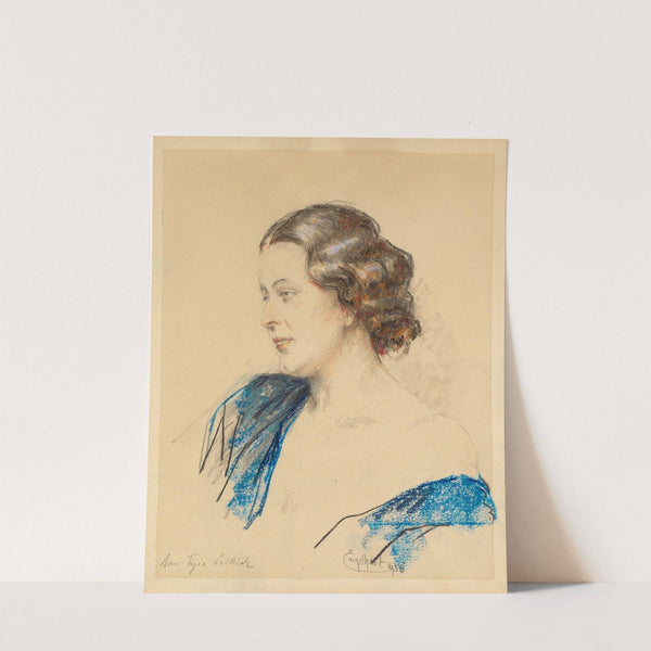 Ann-Tizia Leitich, writer and journalist (1836) by Josef Engelhart