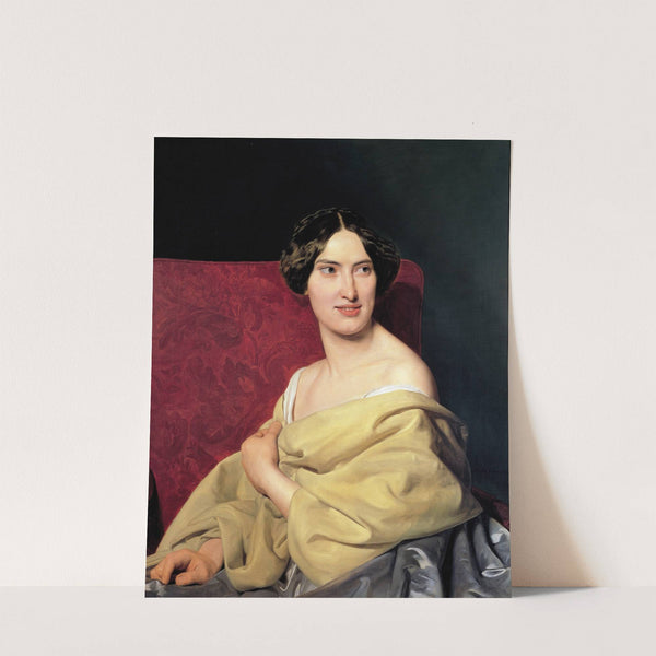 Anna Bayer, the artist’s second wife (1850) by Ferdinand Georg Waldmüller