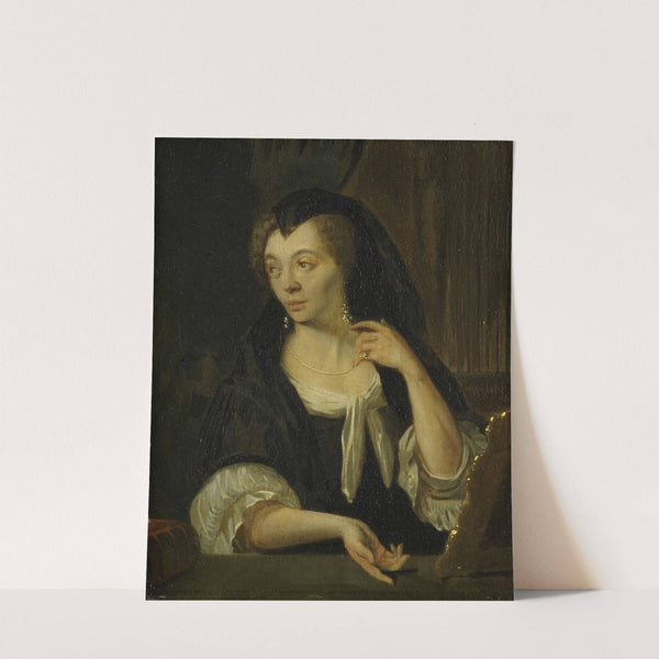 Anna de Hooghe (1645-1717). The Painter’s fourth Wife (1690 - 1708) by Ludolf Backhuysen