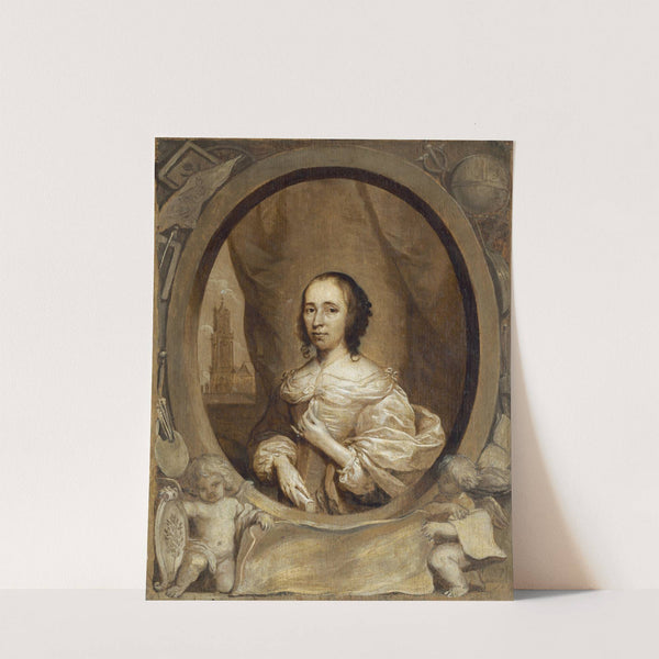 Anna Maria van Schurman (1657) by Cornelis Jonson van Ceulen