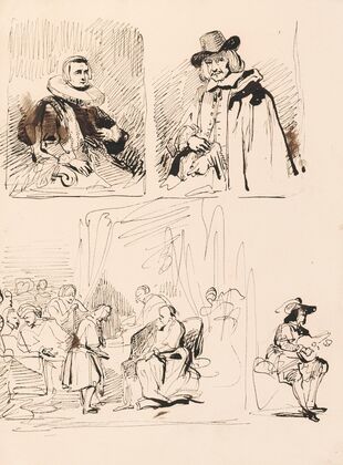 Anna Wijmer, Mayor Jan Six, Joseph Telling his Dream and a Man with a Lute